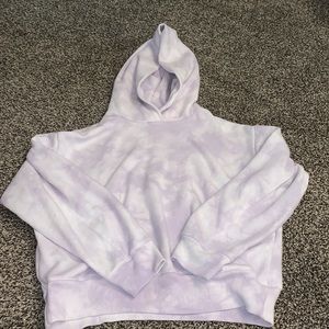 cropped tie dye hoodie!